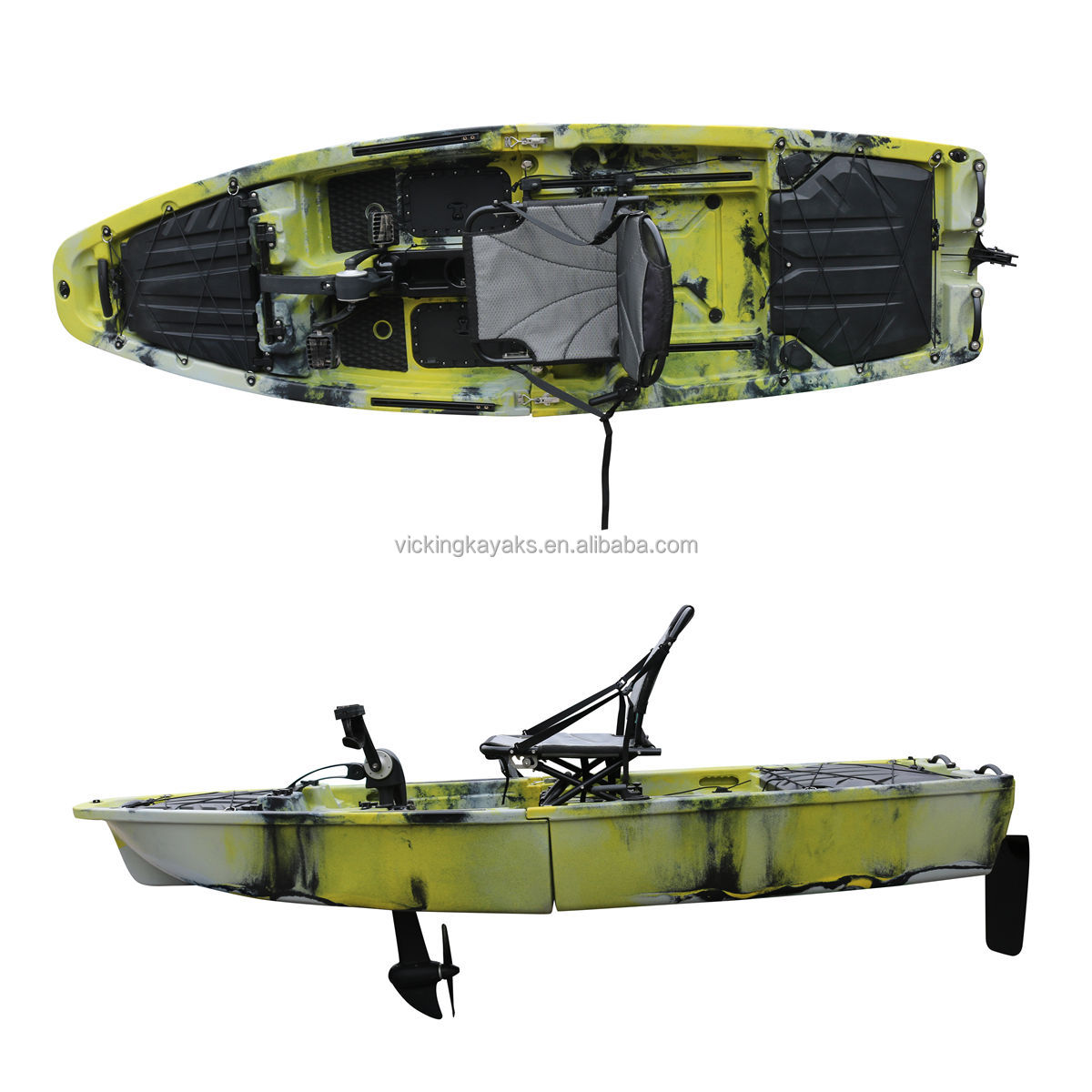 Fishing Kayak Seat - 14ft Modüler Pervaneli Pedal Sürüşlü İki